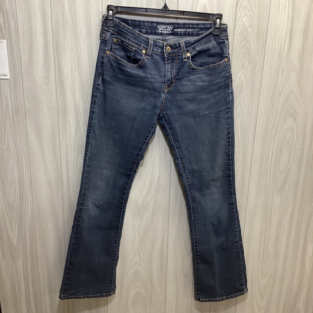 LEVI'S Women's (Size 15x30") Button‎ Front Jeans Stretch Pockets